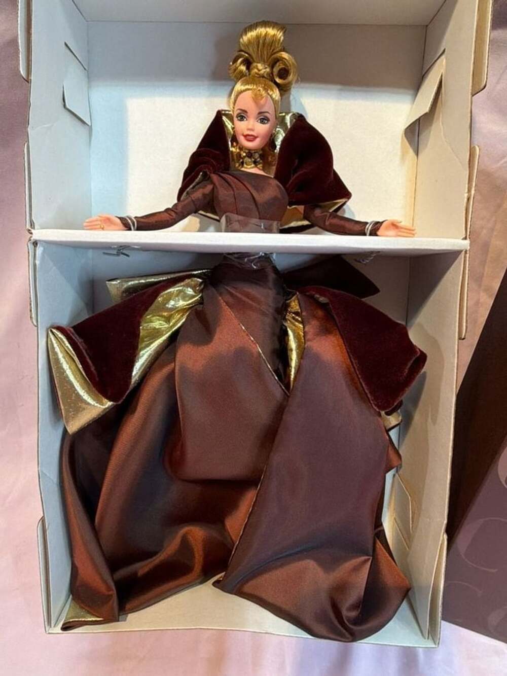 1996 Mattel Barbie Portrait In Taffeta Couture Edition Doll
